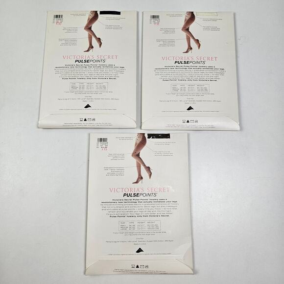 NEW Victoria's Secret PulsePoints S Level 1 Thong Panty Navy Brown White - Picture 3 of 7